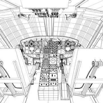 3D Model: Bell 412 Cockpit ~ Buy Now #91482293 | Pond5