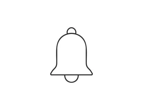 Bell, app, notification, alert icon. Vector illustration. Stock Illustration