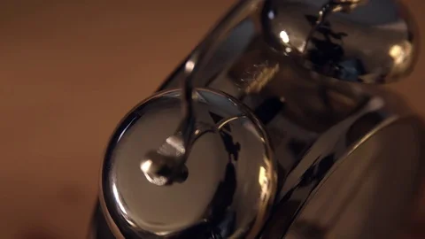 Bell clock close up Stock Footage 79687900