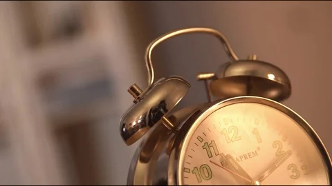 Bell clock Stock Footage 79687653