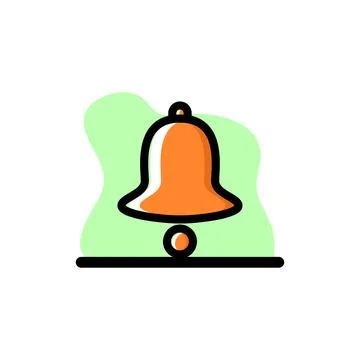 Bell Conceptual Icon Vector Illustration Design Illustrazione stock