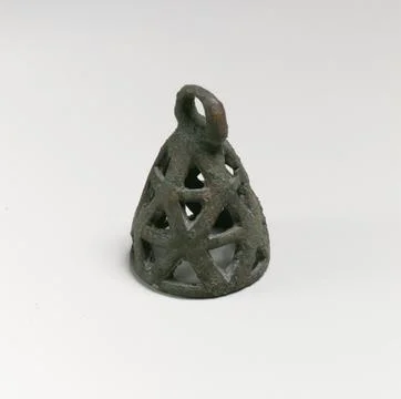 Bell Conical in shape with openwork decoration consisting of a series of tr.. 写真素材