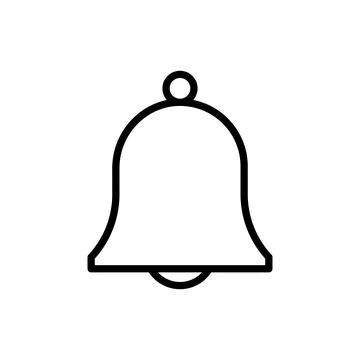 Bell Easter icon. Simple line vector elements of religious holiday for ui and ux Stockillustratie