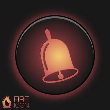 Bell. first call. a symbol of the school. beginning of the school Stock Illustration