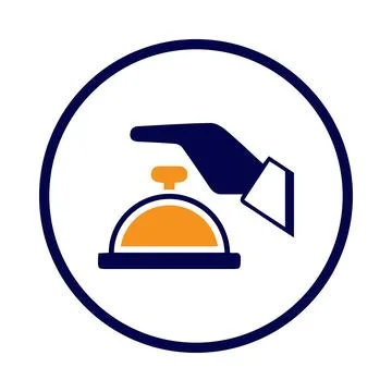 Bell, hotel, ring, hotel bell icon Stock Illustration