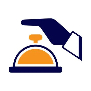 Bell, hotel, ring, hotel bell icon Stock Illustration