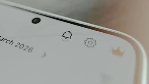 Bell icon ringing as UI element Stock Footage 330670849