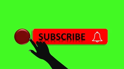 Bell icon subscriber button finger click 動画素材 219628879