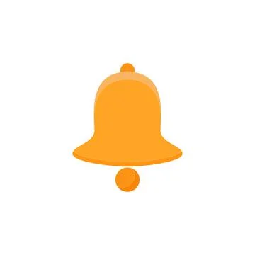 Bell Icon Vector Conceptual Design Stock Illustration
