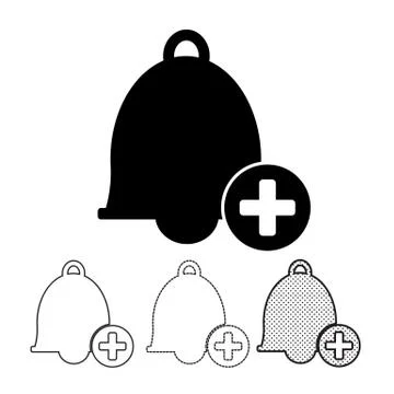 Bell icon vector Stock Illustration