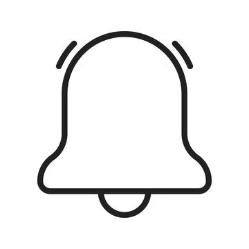 Bell icon vector image. Stock Illustration