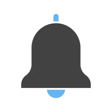 Bell icon vector image. Stock Illustration