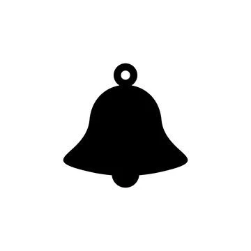 Bell Icon vector. Notification icon for your web site design Stock Illustration