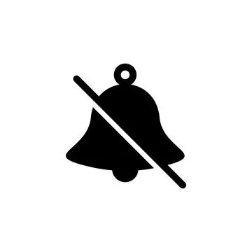 Bell Icon vector. Notification icon for your web site design Stock Illustration