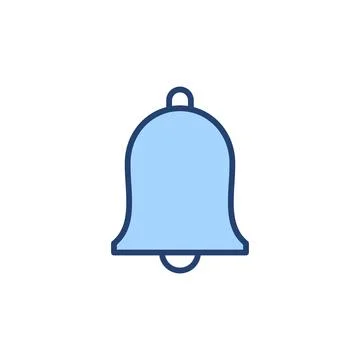 Bell icon vector. Notification sign and symbol for web site design Stock Illustration