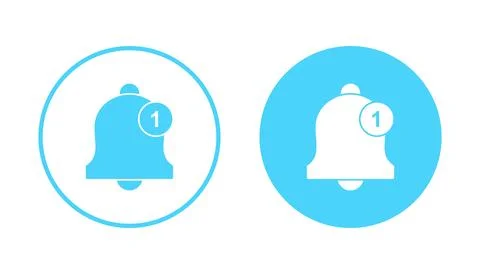 Bell icon vector. Notification sign and symbol for web site design Stock Illustration