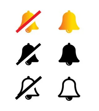 Bell icons Stock Illustration
