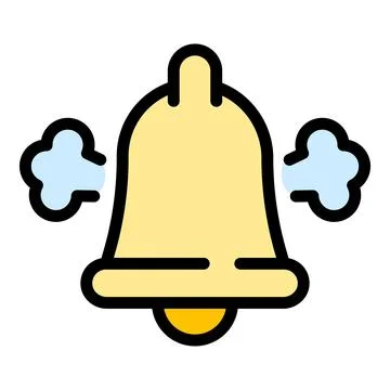 Bell job rush icon vector flat 스톡 일러스트