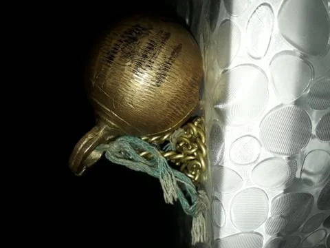 The bell made up of brass Foto stock