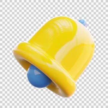Bell Notification 3D Illustrations Stock Illustration