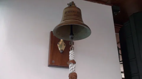 Bell of old sailing ship Stock-Footage 39773797