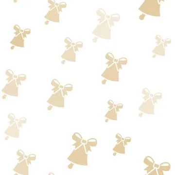 Bell pattern background cover creative design. 100 percent seamless. Wallpaper Stock Illustration