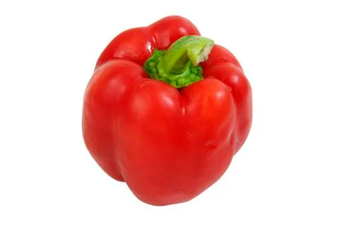 Bell pepper fresh red Stock Photos
