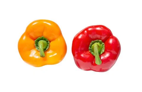 Bell pepper isolated. Stock Photos