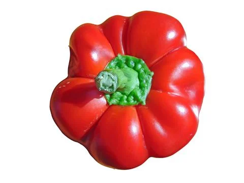 Bell pepper isolated on white background Photos