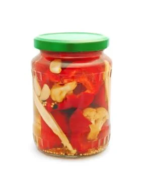Bell pepper pickles Stock Photos