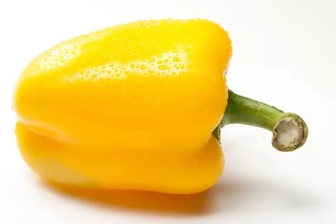 Bell Pepper on a white background Stock Photos