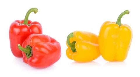 Bell pepper on white background Photos