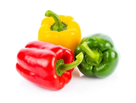 Bell pepper on white background Stock-Fotos