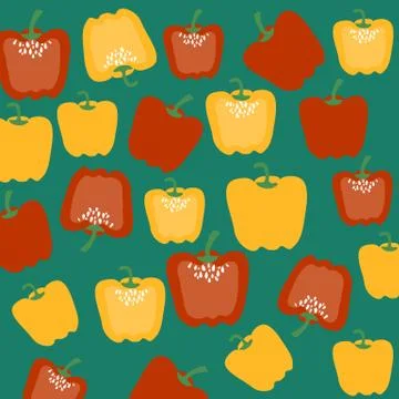 Bell Peppers Stock Illustration