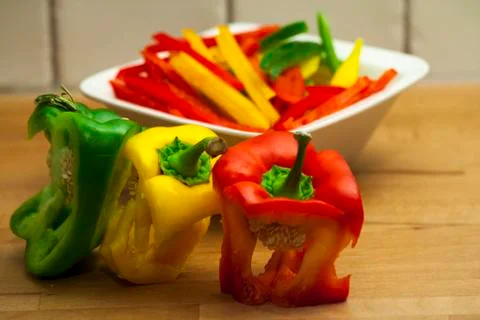 Bell peppers Stock Photos