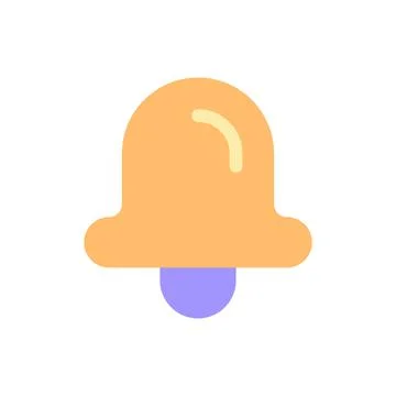 Bell pixel perfect flat gradient color ui icon 스톡 일러스트