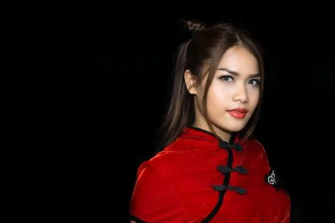 Bell portrait shooting in the studio Stock Photos