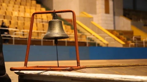 Bell ring on race Stock Footage 36778919
