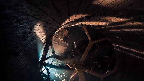 Bell Ringing Performance Inside Tower Vídeo Stock 72733713