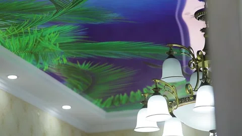 Bell shaped chandelier Stock Footage 156238013