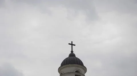 Bell shot from the top down with panorama. Stock Footage 62483737
