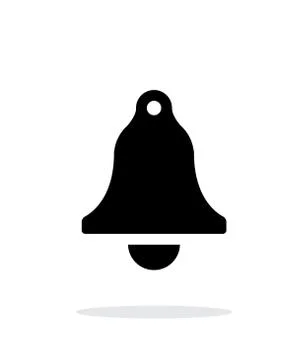 Bell simple icon on white background. Stock Illustration