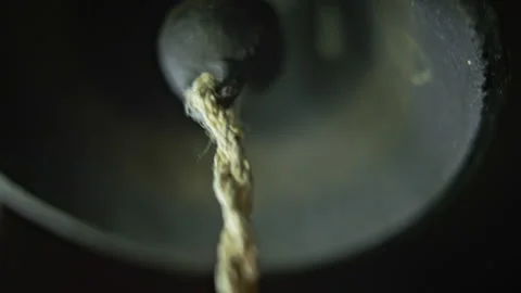 The bell of a small metal bell. Stock-Footage 155828182