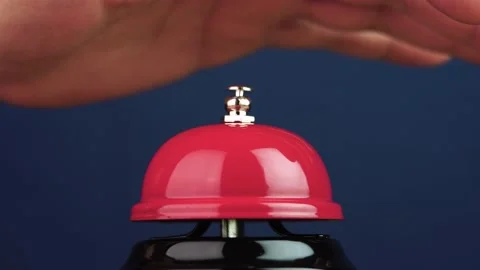 Bell on the table calls Stock Footage 237294708