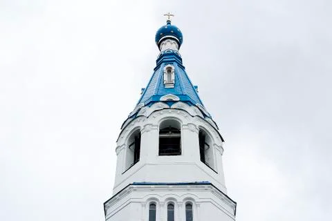 Bell tower of the Cathedral. Stock Photos