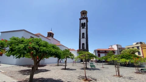 The bell tower of the Church of the Immaculate Conception. Stock Footage 292683508