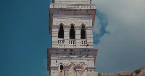 Bell tower detail of St. Euphemia Church Stock-Footage 334245301