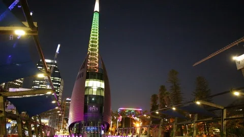 Bell Tower at dusk Stock Footage 85914640