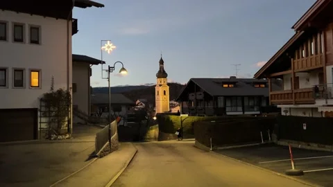 Bell tower in the evening Stock-Footage 232394232
