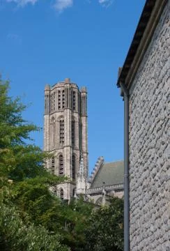 Bell tower in limoges Stock Photos
